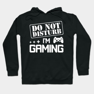 Do Not Disturb I'm Gaming Cool Video Games Funny Gamer Gift Hoodie